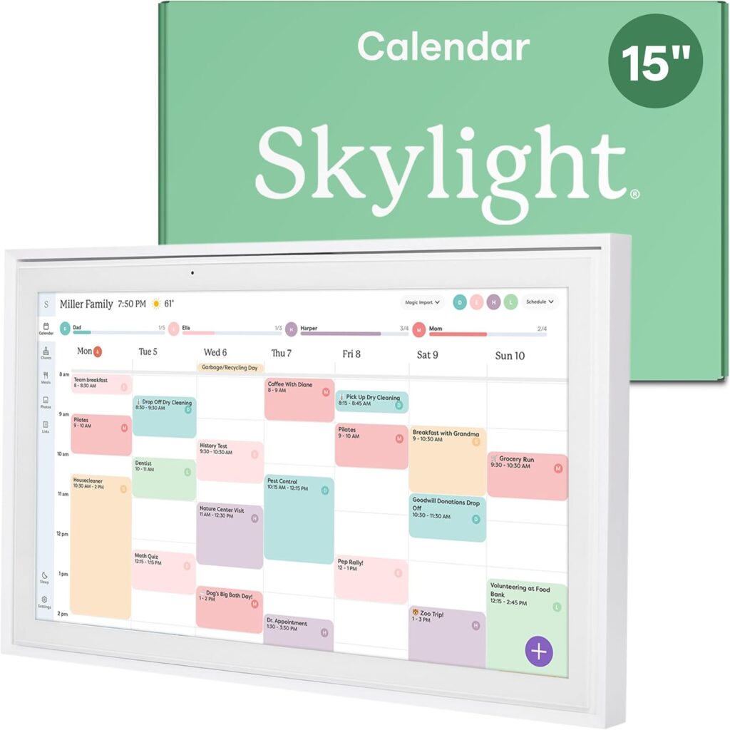 Skylight Calendar digitalni obiteljski planer. 