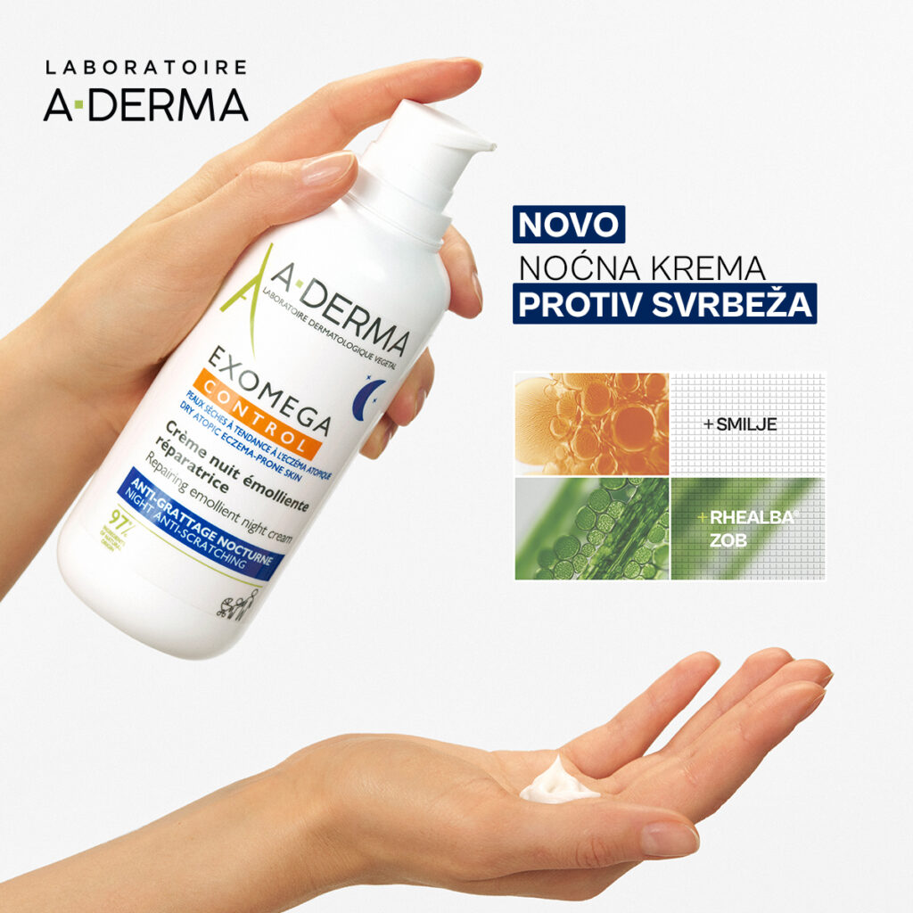 Exomega Control noćna krema protiv svrbeža