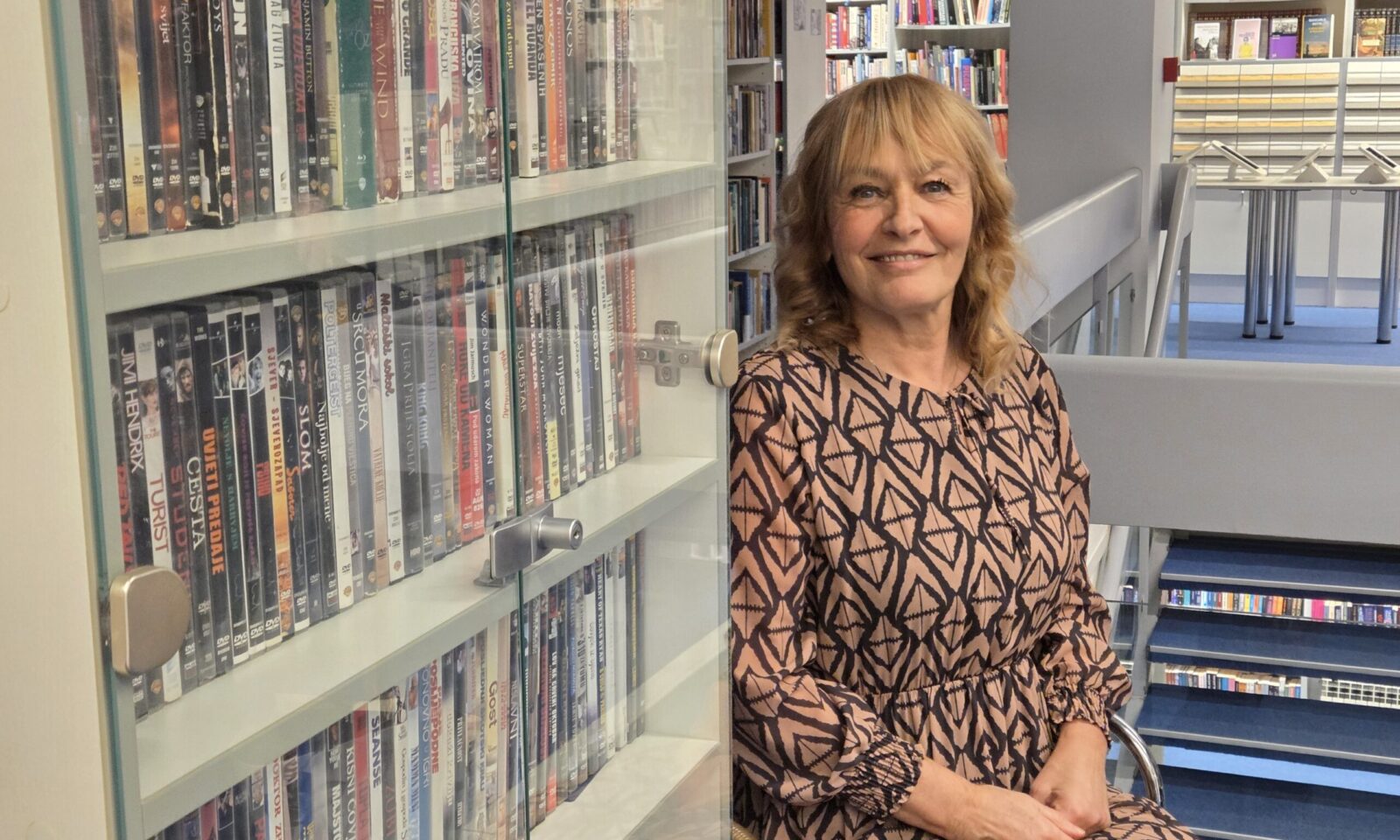 Spisateljica Sanja Pilić u knjižnici