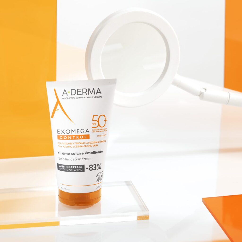 A-DERMA Exomega Control SPF 50+ emolijentna krema