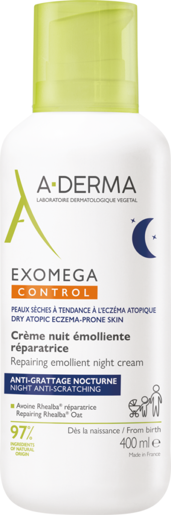 A-DERMA EXOMEGA CONTROL obnavljajuća emolijentna noćna krema