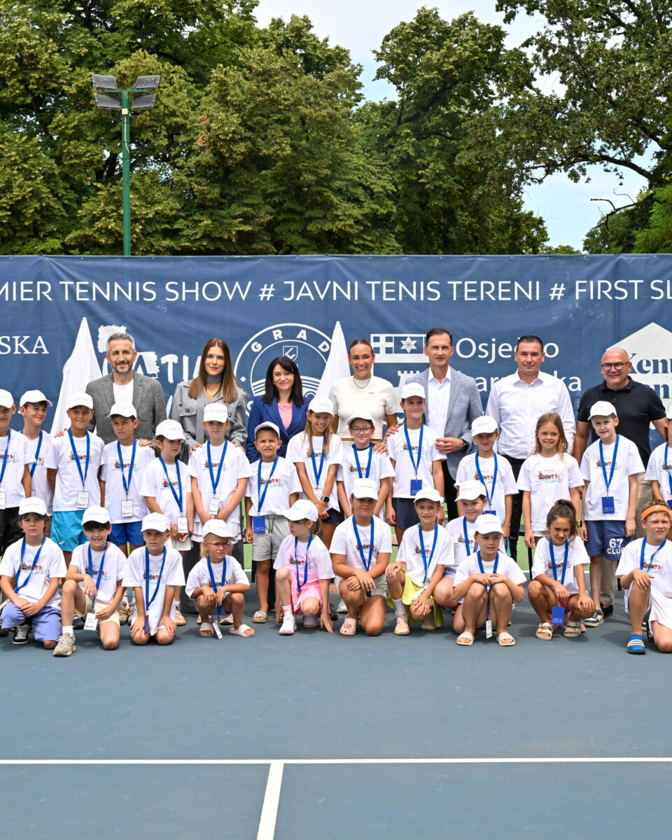 Službeno otvoren FIRST SLAM – Osijek postao europsko središte dječjeg tenisa
