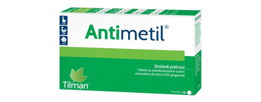  Tilman Antimetil tablete za ublažavanje osjećaja mučnine i nelagode u želucu
